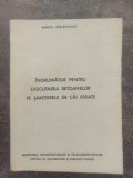 Indrumator pentru executarea betoanelor pe santierele de cai ferate- Mircea Girlesteanu