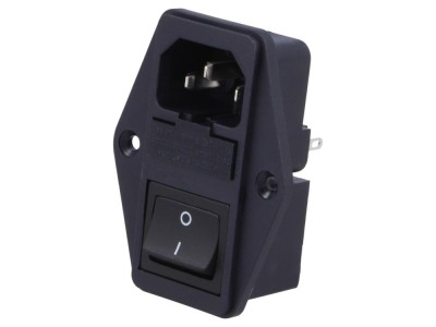 Conector de alimentare AC 10A 250V foto