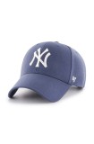 47brand șapcă din amestec de l&acirc;nă MLB New York Yankees culoarea violet, cu imprimeu, 47 Brand