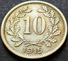 Moneda istorica 10 HELLER - AUSTRIA / AUSTRO-UNGARIA, anul 1915 * cod 3851, Europa
