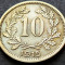 Moneda istorica 10 HELLER - AUSTRIA / AUSTRO-UNGARIA, anul 1915 * cod 3851
