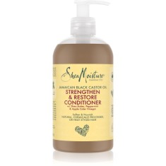 Shea Moisture Jamaican Black Castor Oil Strengthen &amp; Restore balsam pentru intarirea si regenerarea parului pentru par si scalp deteriorat 384 ml