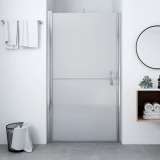 VidaXL Ușă de duș, 91 x 195 cm, sticlă securizată mată