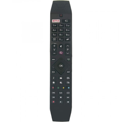 Telecomanda pentru Hitachi RC49141, x-remote, Netflix, Negru foto