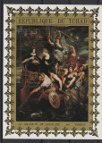 Pictura 400 de ani de la moartea lui Louis al XIII,Rubens,Ciad., Arta, Nestampilat
