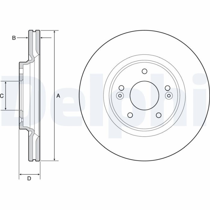 DELPHI BG4931C Disc frana