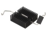 Radiator extrudat BGA FPGA negru 27mm x 27mm