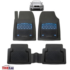 BMW Seria 5 E60 Covorase Auto TEAMCAR&reg; Tip Tăvită pentru 2003-2010, Compatibile Universal, Blue