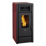Semineu pe peleti, Prity PL, 0,8 &ndash; 2,6 kg/h, 490x570x1170 - Burgundy