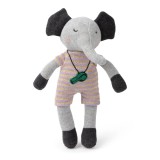 Jucarie de plus din bumbac organic, Picca Loulou, Elefantul Elliot, 25 cm