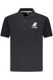 U.S. Grand POLO Tricou polo barbati cu logo brodat, din bumbac, Regular fit, negru, S, 2XL, 3XL, L, M, XL, U.S. GRAND POLO EQUIPMENT &amp; APPAREL