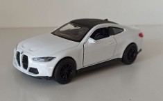 Macheta BMW M4 Coupe (G82) alb - Welly 1/36