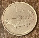 C50 - Moneda foarte veche - Islanda - 1 coroana / krona - 1999