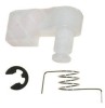 Clichet cuplaj demaror motocoasa Chinezeasca TL52, Roco - set (1 clichet, 1 arc, 1 siguranta)