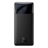 POWER BANK Baseus Bipow, 10000mAh, 15W, 2 x USB; 1 x USB Type-C, digital display pt. status baterie, total 3A, negru, &quot;PPBD050001&quot; (timbru verde 0.98