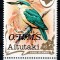 Aitutaki 1990, Mi #41** timbru de serviciu OHMS, fauna, pasari, MNH! Cota 32 &euro;!