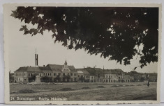 REGHIN , PIATA HORTHY MIKLOS , CARTE POSTALA ILUSTRATA , ANII &amp;#039;40 foto