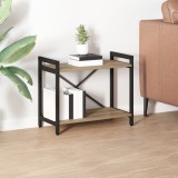 VidaXL Bibliotecă stejar artizanal 60 x 30 x 48.5 cm Lemn compozit