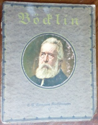 ARNOLD BOCKLIN: MAPA CU 6 REPRODUCERI COLOR (LEIPZIG 1916/TEXT IN LIMBA GERMANA) foto