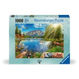 Cumpara ieftin Ravensburger - Puzzle viata la lac 1000 piese