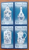 DDR-GERMANY-(2)-PORTELANUL de MEISEN- bloc de 4.-MNH-Nestampilat-vezi-Scan