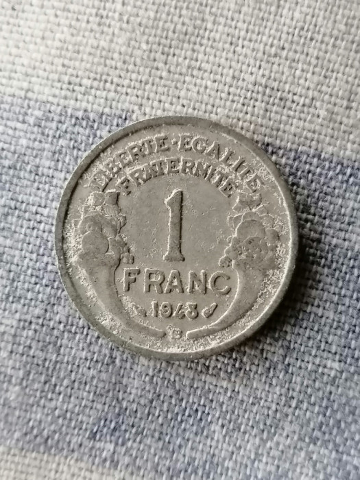 MONEDA- 1 FRANC 1948 B- FRANTA
