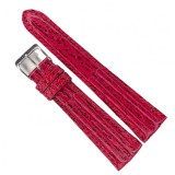 Cumpara ieftin Curea Ceas &bdquo;Red Shark&rdquo; WZ2898 &ndash; Piele Veritabilă de Rechin, Roșu Mat (12mm -