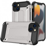 Husa Plastic - TPU OEM Rugged Armor pentru Apple iPhone 13, Argintie