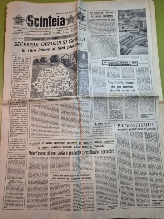 scanteia 24 iunie 1983-jud. satu mare,intreprinderea vulcan,arta populara