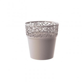 Ghiveci pentru flori Strend Pro Naturo 145mm, mocca foto
