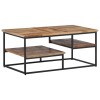 VidaXL Măsuță de cafea, 90x50x39 cm, lemn masiv de tec reciclat 358517