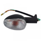 Indicator motocicleta alb stanga fata dreapta spate potrivit pentru Aprilia RS 50 BMW R 1200 Moto Guzzi MZ Performance AutoTuning