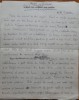 Manuscris Alexandru Cazaban; Fapta crestineasca, nuvela, 8 pagini