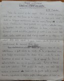 Manuscris Alexandru Cazaban; Fapta crestineasca, nuvela, 8 pagini
