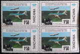 Bloc de 4 Aviație Civilă, Aniversare 40 Ani ICAO &amp; Control Trafic Aerian / Tanzania (1984) - A583