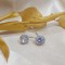 Cercei Din Argint 925 Cu Piatra Rotunda Tip Diamant Si Zirconii, Femei ARG109F