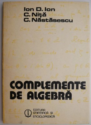 Complemente de algebra &amp;ndash; Ion D. Ion foto
