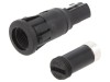 Clemă Siguranțe 5x20mm BULGIN FX0458/1, 250V, Montare Panou, Negru