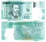 Jamaica 100 Dolari 2022 P-97 Comemorativa Polimer UNC