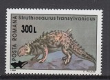 ROMANIA 2001 LP 1559 ANIMALE PREISTORICE SUPRATIPAR MNH, Nestampilat