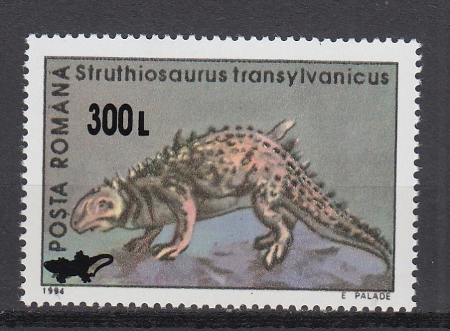 ROMANIA 2001 LP 1559 ANIMALE PREISTORICE SUPRATIPAR MNH