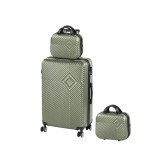 TraveLux Pro XIV set valiză cu role verde măsliniu