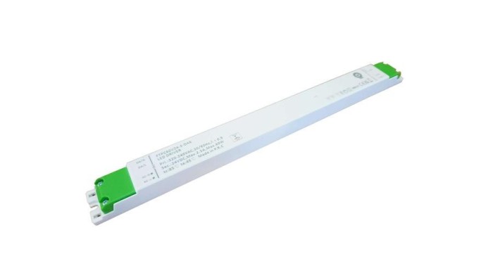 Sursă de alimentare POS FTPC60V24-S-DA6, driver LED POS 24V/2.5A CV DALI tip 6, reglare luminozitate prin buton, carcasă liniară din plastic