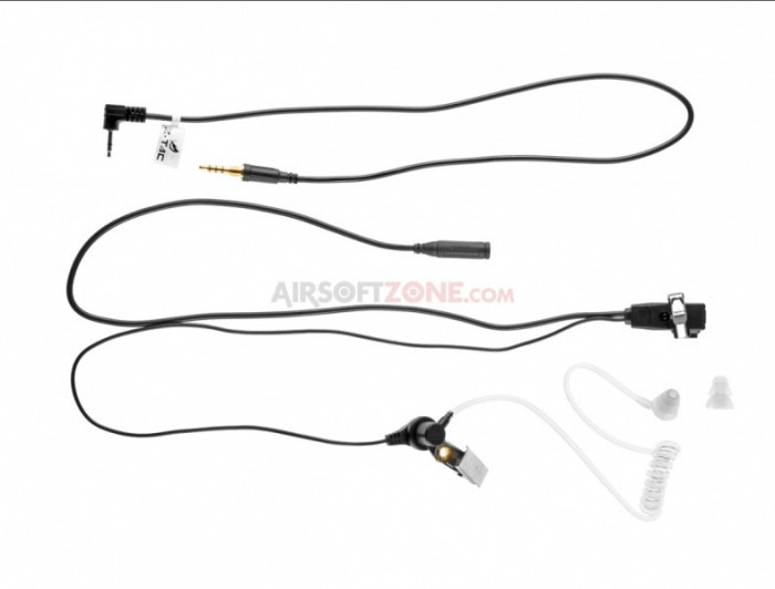 FBI Style Acoustic Headset Motorola 1-Pin Connector [Z-Tactical]