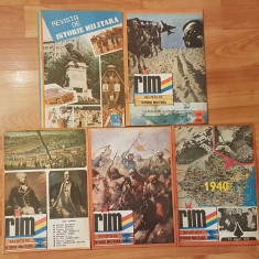Set 5 reviste de istorie militara din 1990 si 1991