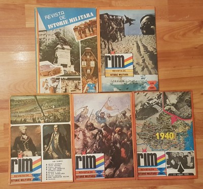Set 5 reviste de istorie militara din 1990 si 1991 foto
