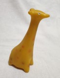 Jucarie veche de colectie - figurina din cauciuc - GIRAFA