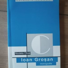 Ioan Grosan monografie- Nicoleta Clivet
