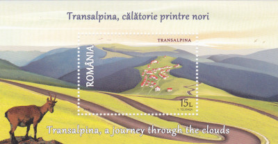 TRANSALPINA,BLOC 2016 BLOC, Lp.2115a,MNH.ROMANIA. foto