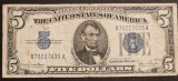 America 5 Dolari 1934 seria U70227035A Silver
